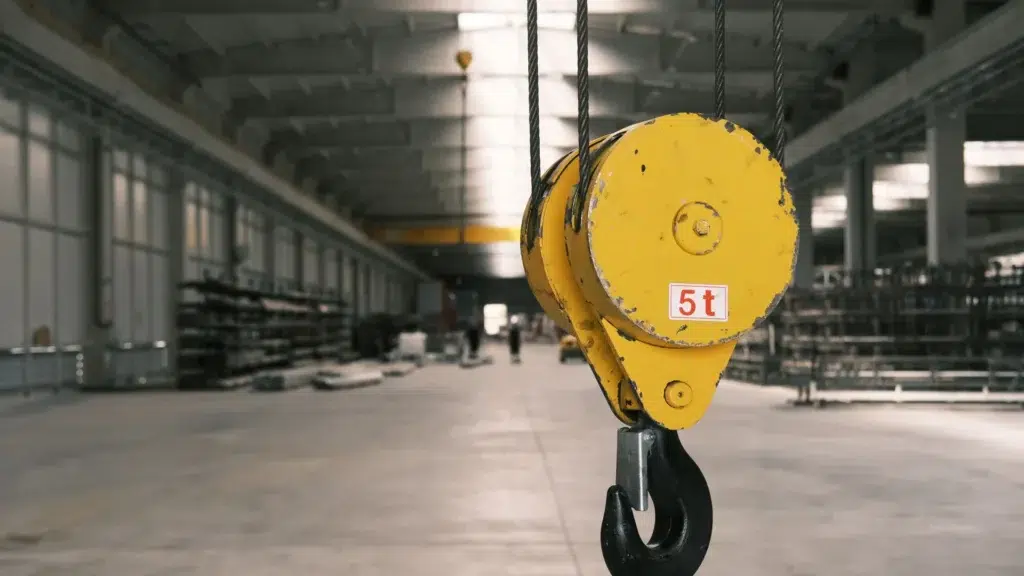 Chain to list heavy equipment